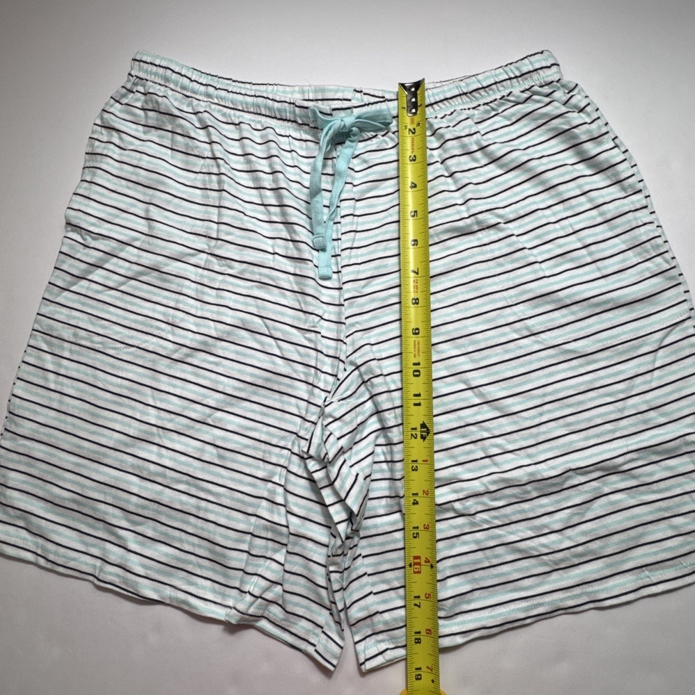 Carole Hochman Womens‎ Blue White Striped Cotton Pajama Shorts Medium ZCH97720 - Picture 4 of 7